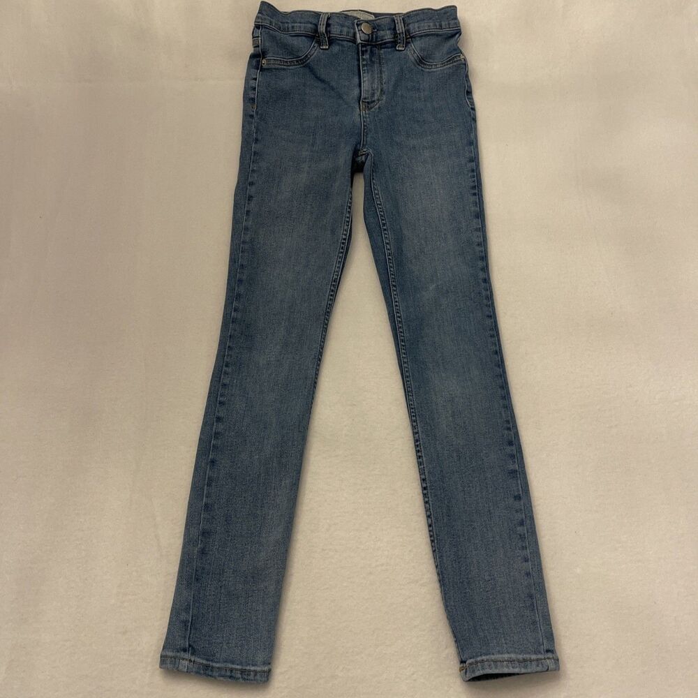Free People Jeans Women’s Size W 27 Blue Denim Tapered Leg Skinny Stretch
